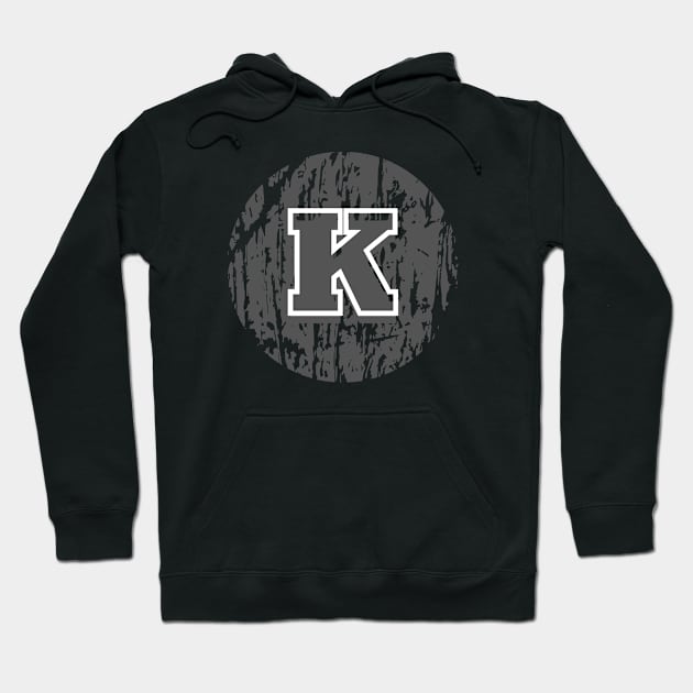 Letter K Hoodie by Rahmat kurnia